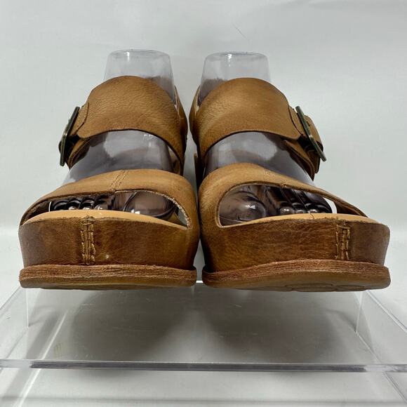 EUC/Like New KORK-EASE Carmel Leather Platform Sandals SZ9 - Picture 6 of 13